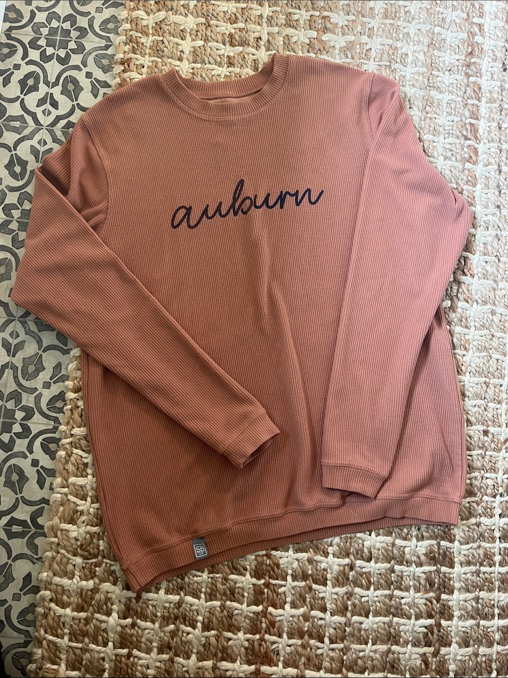 Auburn Script Pullover Sweatshirt - Rust